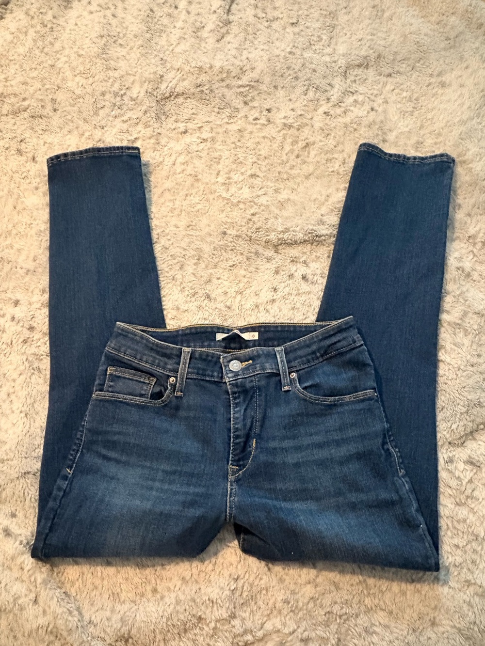 Levi's Women's Dark Blue Skinny Jeans